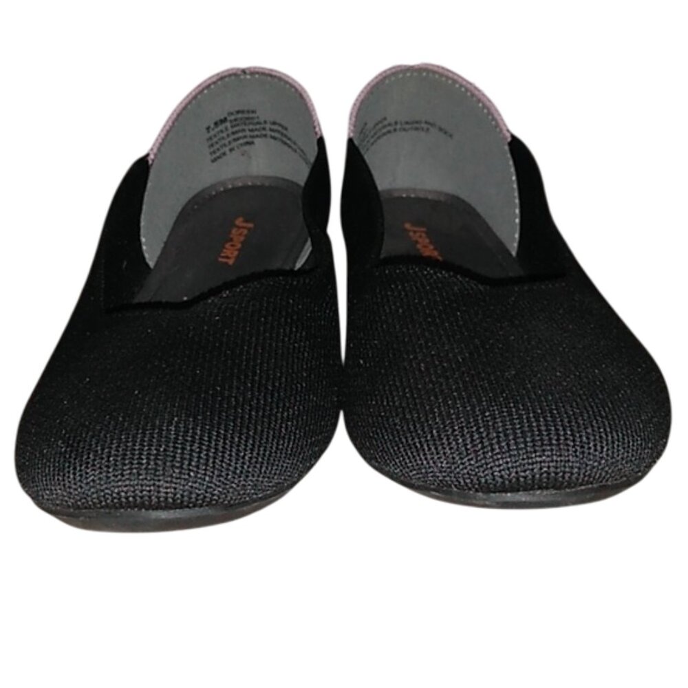 JSPORT, FLATS, COLOR: BLACK, PINK, SIZE: 7.5M